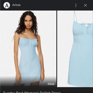 Aritizia Sunday best blue dress size 4!